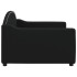 Sofá cama sin colchón tela negro 90x190