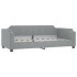 Sofá cama sin colchón tela gris claro 90x200