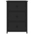 Mesitas de noche 2 uds madera de ingeniería negro 40x36x60