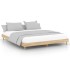 Estructura de cama sin colchón roble Sonoma 200x200