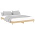 Estructura de cama sin colchón roble Sonoma 200x200