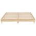 Estructura de cama sin colchón roble Sonoma 200x200