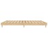 Estructura de cama sin colchón roble Sonoma 200x200
