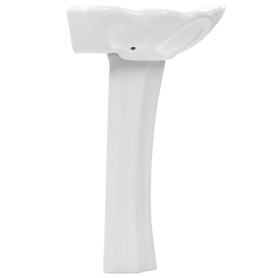 Lavabo de pie de cerámica blanco 580x510x200