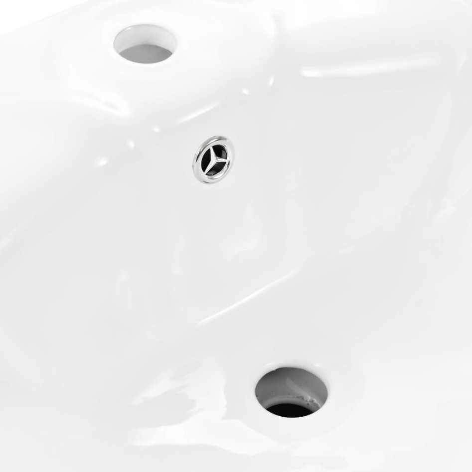 Lavabo de pie de cerámica blanco 580x510x200