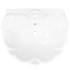 Lavabo de pie de cerámica blanco 580x510x200