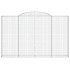 Cesta gaviones forma arco hierro galvanizado 300x30x180/200