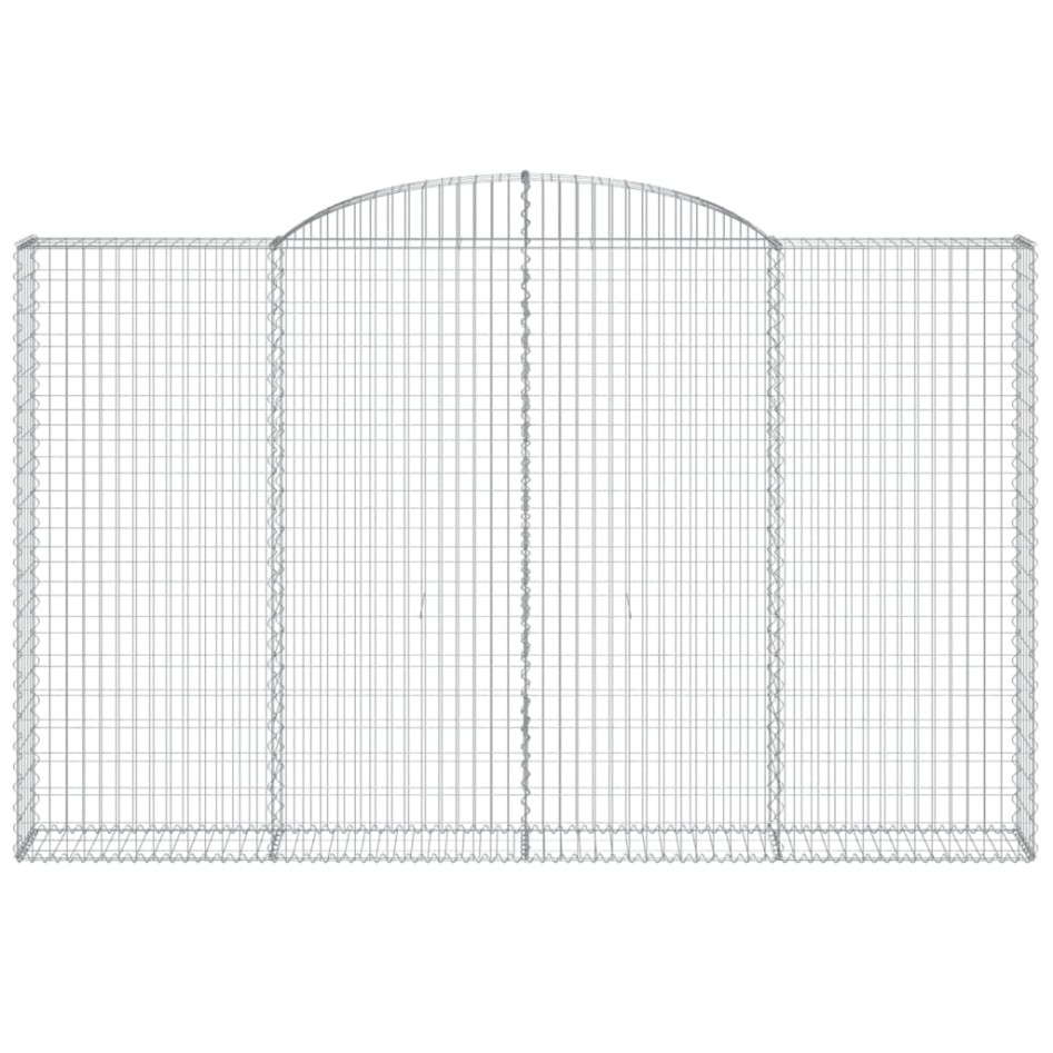 Cesta gaviones forma arco hierro galvanizado 300x30x180/200