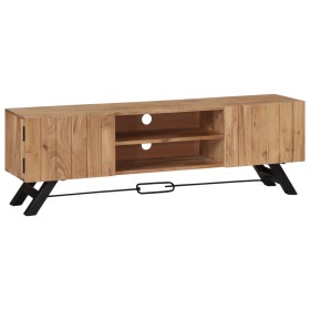 Mueble de TV madera maciza de acacia 140x30x45