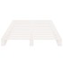 Cama de palets madera maciza de pino blanco 90x200