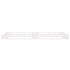 Cama de palets madera maciza de pino blanco 90x200