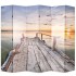 Biombo divisor plegable 228x170 cm