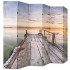 Biombo divisor plegable 228x170 cm