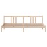 Estructura de cama sin colchón madera maciza 200x200