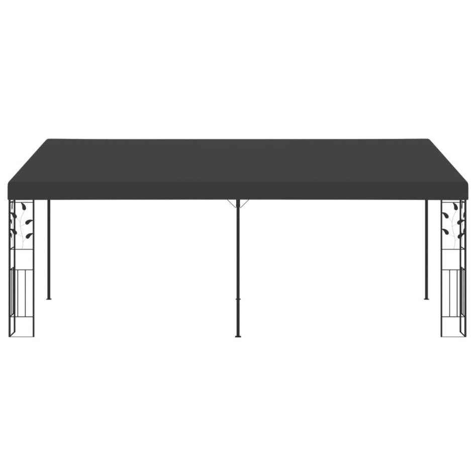 Cenador con montaje en la pared antracita 6x3x2,5