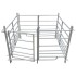 Corral para ovejas de 4 paneles acero galvanizado 137x137x92