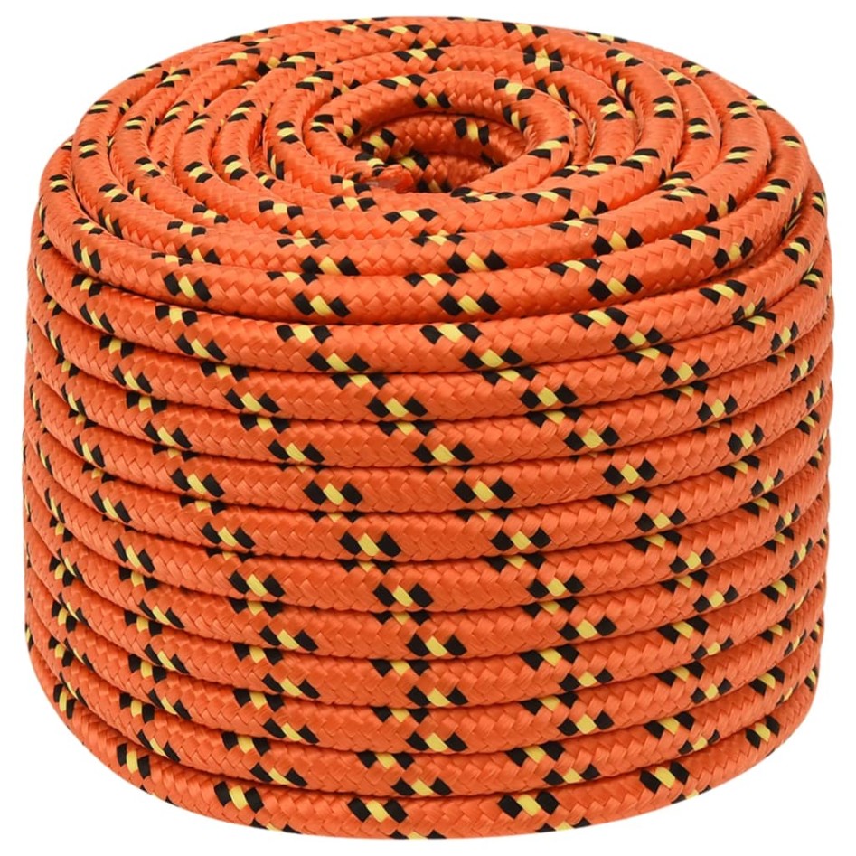 Cuerda de barco polipropileno naranja 14 mm 250