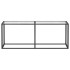 Mesa consola vidrio templado transparente 200x35x75,5