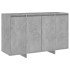 Aparador de madera contrachapada gris hormigón 120x41x75