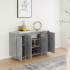 Aparador de madera contrachapada gris hormigón 120x41x75