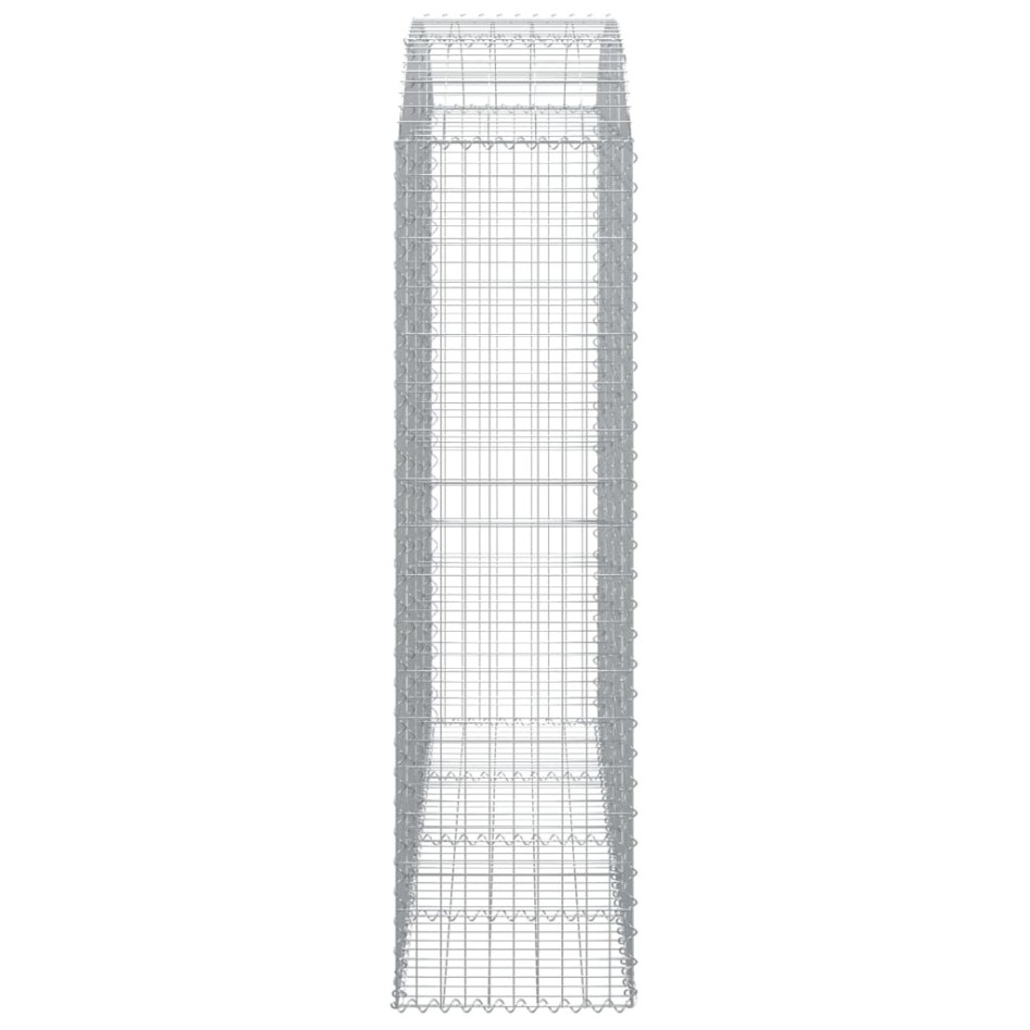 Cesta gaviones forma arco hierro galvanizado 200x50x180/200