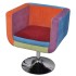 Sillón de tela de diseño