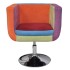 Sillón de tela de diseño
