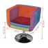 Sillón de tela de diseño