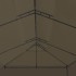 Cenador con cortinas gris taupe 180g/m² 600x298x270