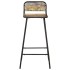 Taburetes de cocina 4 unidades madera maciza