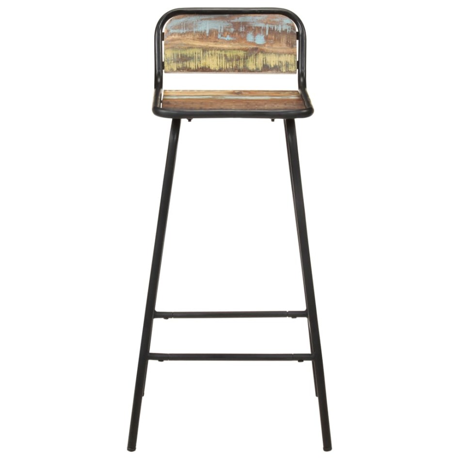 Taburetes de cocina 4 unidades madera maciza