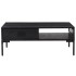Mesa de centro madera maciza de pino negro 90x50x35