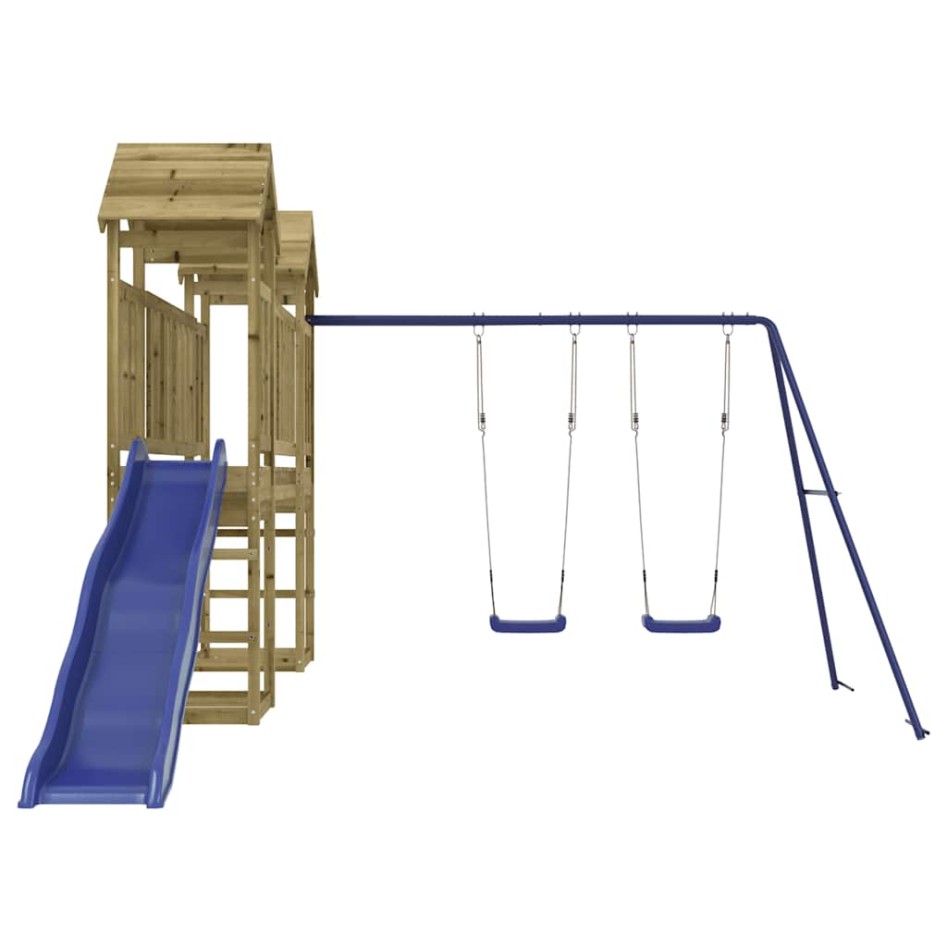 Parque infantil de exterior madera de pino