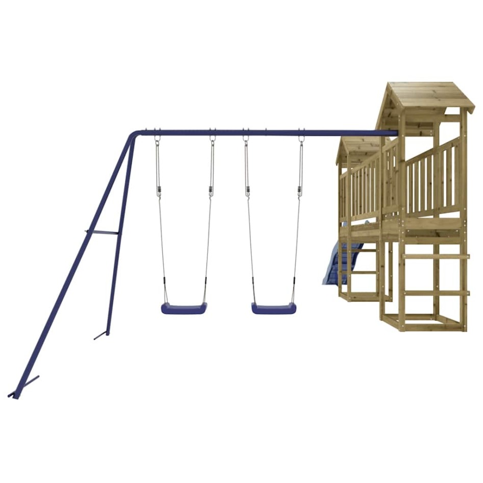 Parque infantil de exterior madera de pino