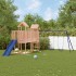 Parque infantil de exterior madera maciza