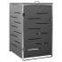 Cobertizo para un contenedor basura acero 69x77,5x112,5