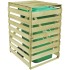 Cobertizo para contenedor de basura de madera impregnada 240