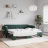 Sofá cama nido terciopelo verde oscuro 80x200