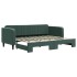 Sofá cama nido terciopelo verde oscuro 80x200