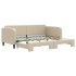Sofá cama nido tela crema 90x200