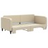 Sofá cama nido tela crema 90x200