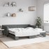 Sofá cama nido tela gris oscuro 100x200