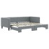 Sofá cama nido tela gris claro 90x200