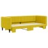 Sofá cama nido terciopelo amarillo 80x200