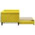 Sofá cama nido terciopelo amarillo 80x200