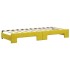 Sofá cama nido terciopelo amarillo 80x200