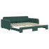Sofá cama nido terciopelo verde oscuro 100x200