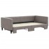 Sofá cama nido tela gris taupe 100x200