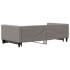 Sofá cama nido tela gris taupe 100x200