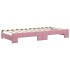 Sofá cama nido terciopelo rosa 90x200